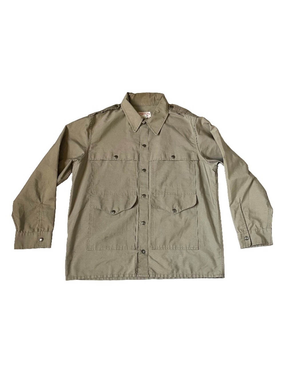 Vintage C. C. Filson Khaki Utility Jacket Shooting Safari Hunting